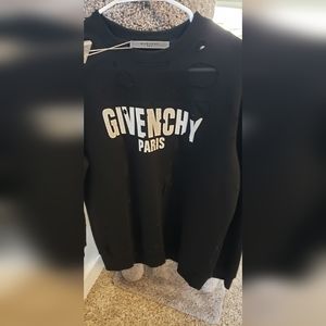 Givenchy Paris Black Sweatshirt Large